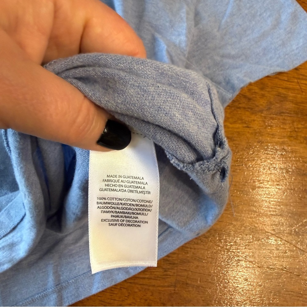 Polo Ralph Lauren Light Blue boys Polo Shirt size large 14-16 100% cotton - Picture 6 of 8